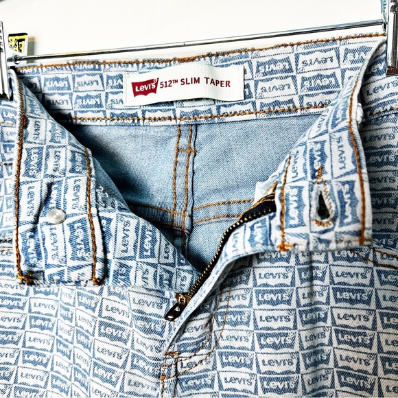 Levi’s - 512 Slim Taper Logo Jeans - Sz. 12 reg - Picture 3 of 7